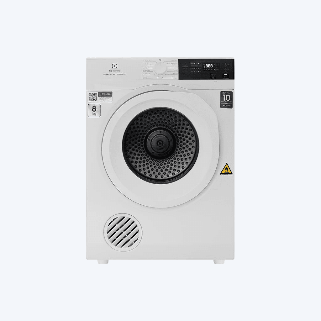 Máy sấy thông hơi Electrolux UltimateCare 8 kg EDV804H3WC