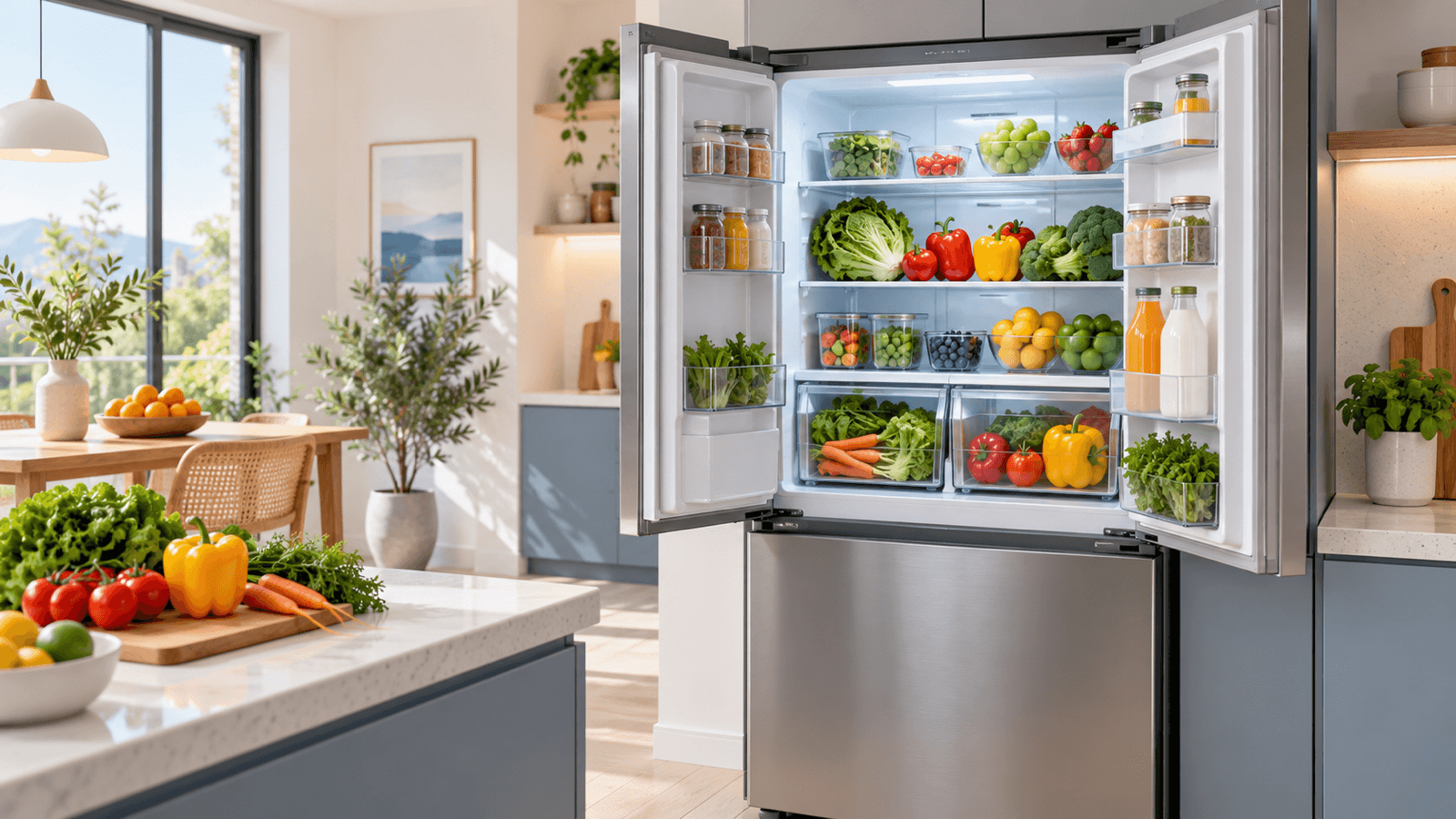 Giữ thực phẩm tươi lâu trong tủ lạnh